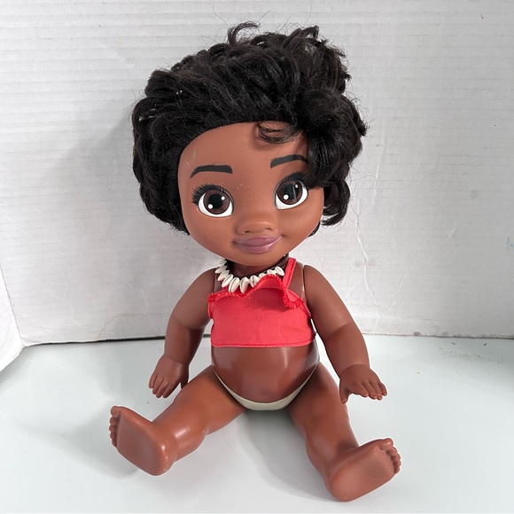 Disney Moana Doll 13" Vinyl doll black Curly Hair. - Picture 8 of 8